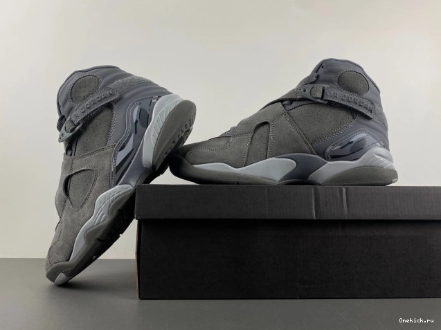One Kick Retro 8 305381-014 Cool Jordan Grey 0808